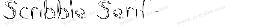 Scribble Serif字体转换
